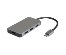 Roline USB 3.2 GEN 1 USB-C ŠAKOTAS, 3X USB-A PORTAI, 1X USB-C
