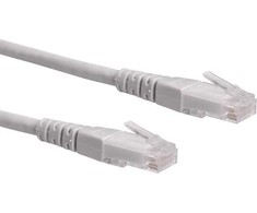 Roline PatchCord, Cat6, UTP, 10 m, pilka (21.15.0940)