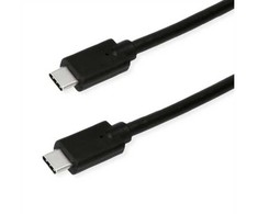 Kabelis USB Roline USB-C - USB-C 2 m Juodas (11.44.9073)