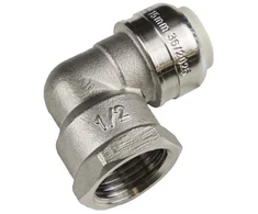 Roth Perėjimo kampas QuickPush 15x1/2'' su 316L