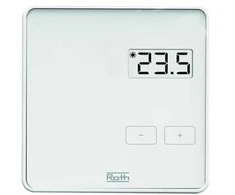 Roth Touchline®PL kambario termostatas su ekranu, baltas