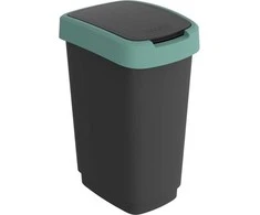 Rotho sukamoji šiukšliadėžė, 50 l, žalia