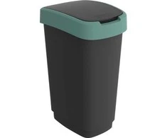 Rotho sukamoji šiukšliadėžė, 50 l, žalia