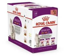 Royal Canin Sensory Mixed Box Gravy suaugusių kačių šlapiasis pašaras - 12x85 g