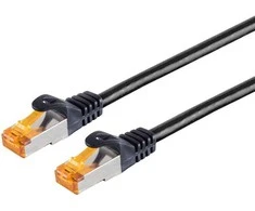S-Conn S/CONN ecca, 5 m, Cat6a, S/FTP (S-STP), RJ-45, RJ-45, juodas
