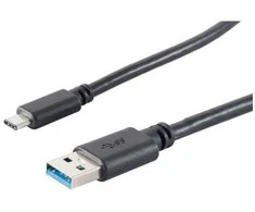 S-Conn 13-31045, 3 m, USB A, USB C, 3.2 Gen 1 (3.1 Gen 1), 5000 Mbit/s, Rūšiuoti