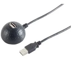 S-Conn 13-50017, 1,5 m, USB A, USB A, USB 2.0, juodas