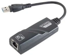 S-Conn 13-50019, Laidinis, USB, Ethernet, Juoda