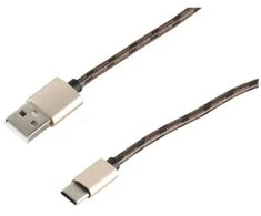 S-Conn S/CONN 14-50080, 0,9 m, USB A, USB C, USB 2.0, 0,48 Gbit/s, Ruda
