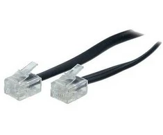 S-Conn helos Anschlusskabel 6P4C/6P4C, 4-adrig, 6 m, RJ11/RJ11