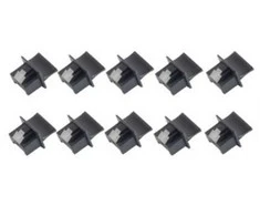 S-Conn BS08-01021-10, RJ-45, plastikas, juodas, 10 vnt.