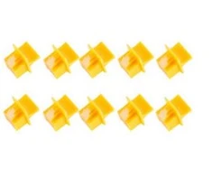 S-Conn BS08-01024-10, RJ-45, Plastikas, Geltonas, 10 vnt.