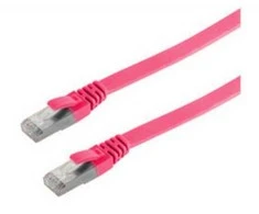 S-Conn BS75512-SLM, 2 m, Cat7, U/FTP (STP), RJ-45, 6 x RJ-45, rausvai raudona