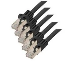 S-Conn S/CONN Cat7, 2m, 2 m, Cat7, S/FTP (S-STP), RJ-45, RJ-45, juodas