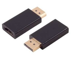 S-Conn S/CONN maksimalus jungiamumas 10-01025, HDMI A tipo (standartinis), DisplayPort, lizdas, kištukas, tiesus, tiesus