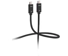 S-Conn „Flexline FL31-77025“, Kištukas, Kištukas, 1 m, Juoda, Auksinė, 40 Gbit/s