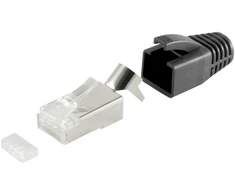 S-Conn S/CONN 72067-10S, RJ-45, juoda, balta