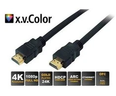 S-Conn Conecto HDMI (A) - HDMI (A), auksinis, ECON 2,0m -- HEAC 4K2K