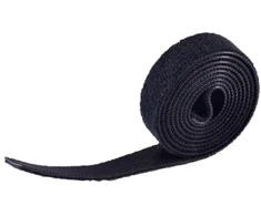 SCONN S-Conn Klettverschlussband 19mm juodas 1,0m