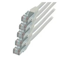 S-Conn S/CONN RJ45-RJ45, m-m, 0,5 m, 0,5 m, Cat6, S/FTP (S-STP), RJ-45, RJ-45, baltas
