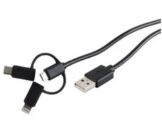 S-Conn S/CONN 14-15035, 2 m, USB A, USB 2.0, 0,48 Gbit/s, Juoda
