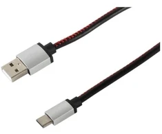 S-Conn S/CONN 14-50099, 0,9 m, USB A, USB C, USB 2.0, 0,48 Gbit/s, Juoda, Raudona