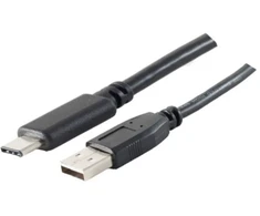 S-Conn S/CONN 77143-1.8, 1,8 m, USB A, USB C, USB 2.0, 0,48 Gbit/s, Juoda