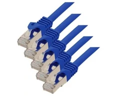 S-Conn S/CONN Cat. 7 S/FTP 0,5 m, 0,5 m, Cat7, S/FTP (S-STP), RJ-45, RJ-45, mėlynas