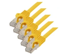 S-Conn S/CONN Cat. 7 S/FTP 2 m, 2 m, Cat7, S/FTP (S-STP), RJ-45, RJ-45, geltonas