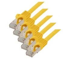 S-Conn S/CONN Cat. 7 S/FTP 3 m, 3 m, Cat7, S/FTP (S-STP), RJ-45, RJ-45, geltonas