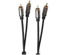 „Shiverpeaks BS20-41155“, 2 x RCA, Kištukas, 2 x RCA, Kištukas, 1,5 m, Juodas