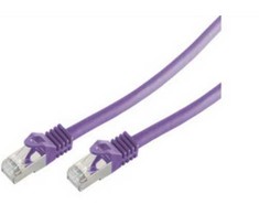 Shiverpeaks Patchcord BASIC-S Cat 7, S/FTP, PiMF, LSZH, violetinė, 0.25m (BS75511-0.25V)