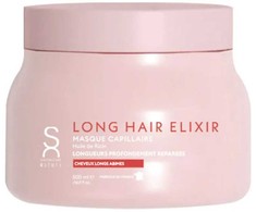 Sisley Sacha Care Rituel Long Hair Eliksyras Plaukų kaukė su ricinos aliejumi blizgesiui
