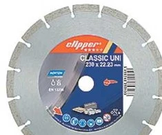 Saint-Gobain Abrasives A/S Deimantinis diskas klasikinis Uni - 125x1.8x22.23 statybinėms medžiagoms (mėlynas)