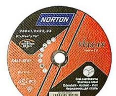 Norton Clipper „Norton Vulcan“ pjovimo diskas – 230 x 1,9 x 22,23 mm – geležiai, metalui ir nerūdijančiam plienui