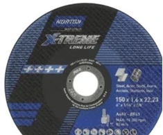 Saint-Gobain Abrasives A/S Pjovimo diskas 150x1,6x22,23 mm - A46V-150x1,6x22,23-T41 NOR-X-Treme life