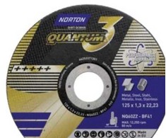 Norton Clipper Ultradünne Trennscheibe Norton NQ60ZZ-125x1.3x22.23-T41 NOR-Quantum 3