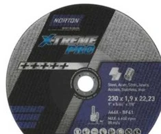 Saint Pjovimo diskas 230x1,9x22,23 mm - A46X-T41 NOR-X-Treme Pro, ypač tinka plienui ir nerūdijančiam plienui