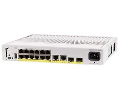 Šakotuvas Cisco CATALYST 9000 COMPACT SWITCH - 12-PORT POE+ 240W ESSENTIALS