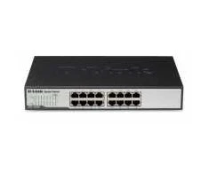 Šakotuvas D-Link DGS-1016D/E, nevaldomas, pilnai dvipusis, montuojamas ant stovo