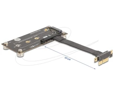 Šakotuvas DeLOCK 81503, M.2, PCIe, Female, Juodas, 0.1 m, 1 pc(s)