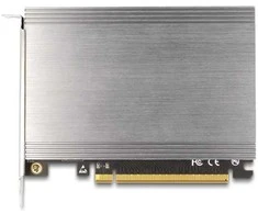 Delock PCI Express x16 Karte zu 4 x intern NVMe M.2 Key M mit Khlkrper - Bifurcation (LxB: 145 x 111 mm)