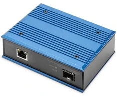 Maršrutizatorius Digitus 10/100/1000Base-TX PoE zu 1000Base-FX Medienkonverter