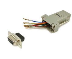 Adapteris AV Equip Equip Adapteris DB9 -> RJ45 Adapteris Bu/Bu TIA/EIA-561