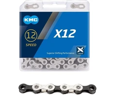 Grandinė KMC X12 Sidabrinis/Juodas 12-speed 126-links