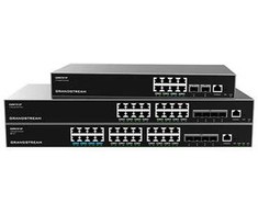Šakotuvas GrandStream Network connections Managed L3 Gigabit Ethernet (10/100/1000) Support PoE Gray