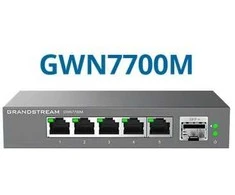Šakotuvas „Grandstream GWN7700M“ nevaldomas tinklo jungiklis, 5 2,5 Gb prievadai / 1 SFP+