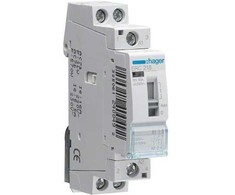 Hager ERC218, pilkas, 1–10 mm², 230 V, 50 Hz, 16 A, 17,85 x 60 x 83 mm