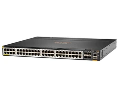 Šakotuvas Hewlett Packard (HP) HPE Aruba 6300M – komutatorius – L3 – valdomas – 48 x 100/1000/2,5G/5G (PoE+) + 4 x 1 Gigabitas / 10 Gigabitų / 25 Gigabitai / 50 Gigabitų SFP56 (uplink / stacking) – priekinis ir šoninis į galą – montuojamas į stelažą