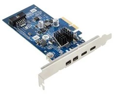 HP – „Thunderbolt“ adapteris – žemo profilio PCIe x4 – „Thunderbolt“ 4 x 2 – kailio darbo stotis Z4 G5, Z6 G5, Z8 Fury G5, Z8 G5